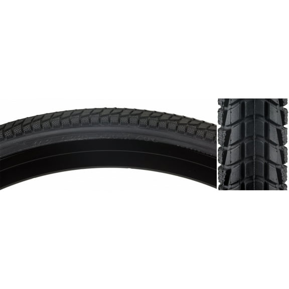 Sunlite Komfort Comfort Bike Tire 700c 700x40, Black Brown Sidewall