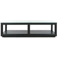 thumbnail image 2 of SAFAVIEH Couture Benecarlo Modern Glass Coffee Table, Black/Clear, 2 of 10