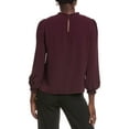 thumbnail image 2 of CeCe womens  Pintucked Blouse, l, Red, 2 of 3