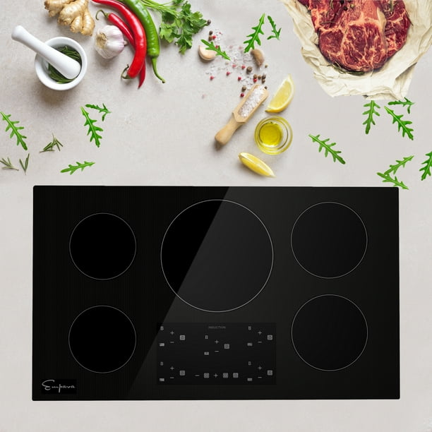 Empava 36 in. Electric Stove Induction Cooktops with 5 Power Boost