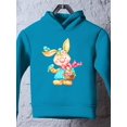 thumbnail image 3 of Rabbit Holding A Basket Hoodie Toddler -Image by Shutterstock,  5 Toddler, 3 of 4