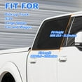 thumbnail image 3 of PEMOTech Car Window Shade, 2 Pack Side Car Window Sun Shades for Camping,UV Protection Breathable Mesh Baby Window Covers, Window Screen Universal Fit Most(98%) of Cars－Block 99% UV Rays－2 Pack, 3 of 11