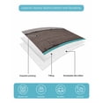 thumbnail image 5 of Quilts Twin XL Size, Aqua Grey Soft Comforter Bedding Set for Bed, Vintage Stripe Farmhouse Wood Grain Ombre Lightweight Quilted Bedspread with Pillow Cover(2 Pieces) for All Season, 68x98 Inch, 5 of 6