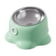 thumbnail image 1 of Comedero inclinado para gatos, ideal para viajes, para cachorros y perros pequeños. Verde, 1 of 8