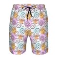 thumbnail image 4 of Naloa Donuts and Coffee Men's Beach Shorts, Surfing shorts, Swim trunks, Quick Dry Swim Trunks for Surfing Beach Fun - Large, 4 of 9