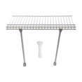 thumbnail image 3 of Tnarru Wire Shelf Wire Shelving Easy Installation Rack White Wall Mounted Storage Shelves for Home RV Bookshelf Warehouse Store With Brackets, 3 of 8