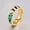 FLJZ6 031A, variant on Retro Enamel Ring Unisex Ethnic Style Stainless Steel 6mm Wide 2mm Thick Sizes 16 17 18 19 20 European US Ring Style