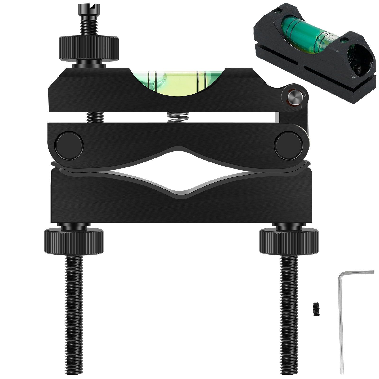 Scope Leveling Kit Aluminium Alloy, High Precision Bubble Leveling