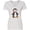 AA-White, variant on Inktastic Cute Penguin, Penguin With Red Bow Tie Women's V-Neck T-Shirt