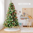 thumbnail image 3 of Gymax 7 FT Pre-lit Artificial Christmas Tree Hinged Xmas Tree w/ LED Lights, 3 of 10