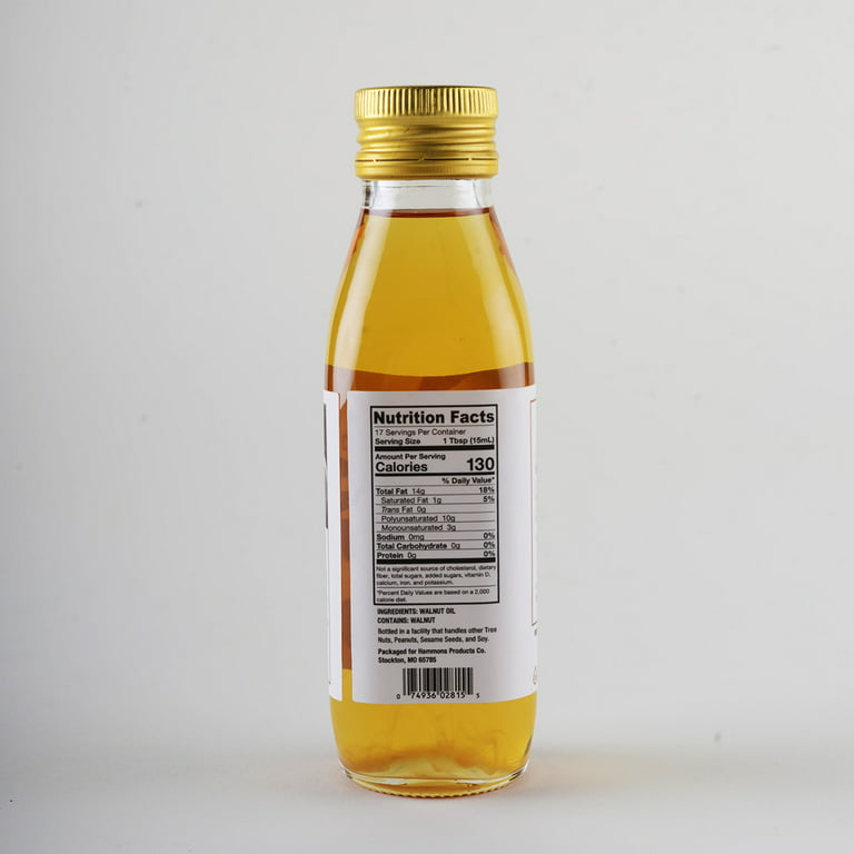 Hammons Roasted Black Walnut Oil - 8.4 fl oz