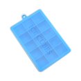 thumbnail image 1 of ADVEN Home - Moldes para cubitos de hielo con tapa de silicona, reutilizables, cuadrados, para crema, extraíbles, para congelador, para cocina, color azul claro, 1 of 7
