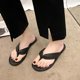 thumbnail image 2 of Amzcrzy Zapatos de mujer,Zapatos de mujer,Zapatillas de mujer, Chanclas casuales de verano para mujer, con suela plana, de color liso, para playa Sandalias Mujer Zapatillas De Casa, 2 of 5