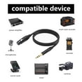 thumbnail image 2 of 6.35mm to Female 3Pin Cable Low Noise Enhances Sound for Recording and Playback Microphone Cable, 2 of 9