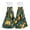 Nature's Summer Fruits Green Leaves Lemmon, variant on Different Design 2pcs Loop Hanging Bathroom Kitchen Hand Towel Butterflies Moon Vector Butterflies and Moon
