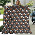 thumbnail image 3 of Print Blanket Sofa Bed Blanket Super Soft Warm Blanket Cover Halloween Ghosts Pumpkin Flannel Throw Blanket (3-MT-A1075,100x130CM), 3 of 6