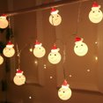thumbnail image 2 of Naiovety Navidad LED Lindo Papá Noel Muñeco de nieve Árbol de Navidad Luz de hadas Dormitorio Año Nuevo Decoraciones Iluminación navideña Tipo 2, 2 of 6