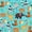 Cyan, variant on Manfei Funny Cartoon Animal Bed Sheets, Cute Giraffe Zebra Full Size Sheets, Gray, 4-Piece, 1 Flat Sheet, 1 Fitted Sheet and 2 Pillowcases