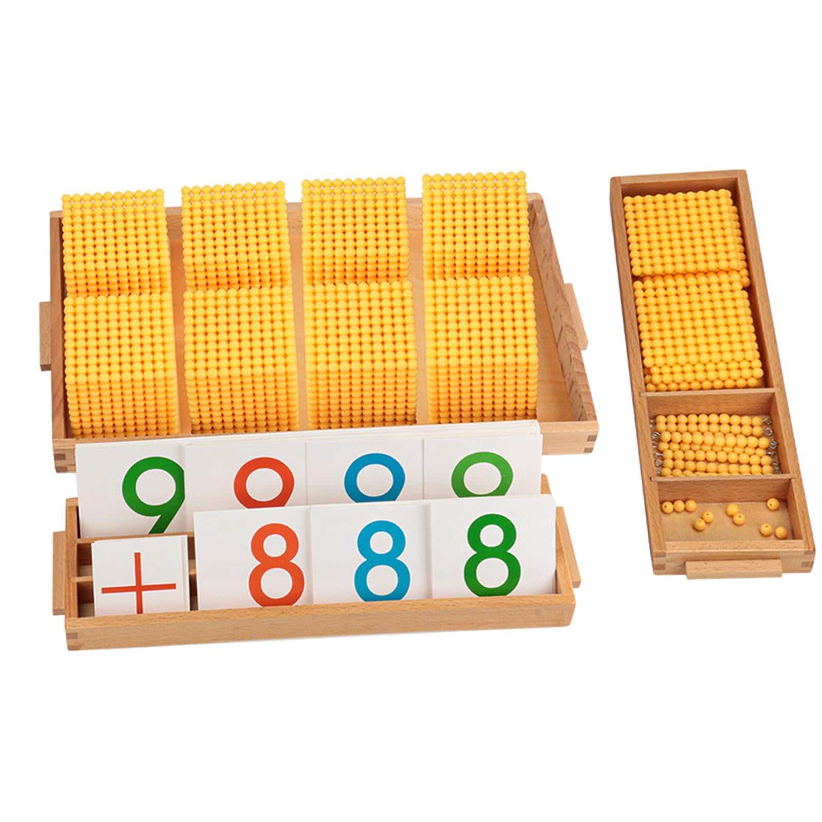 Materiales De Cuentas De Matemáticas Montessori, Manipulativos ...