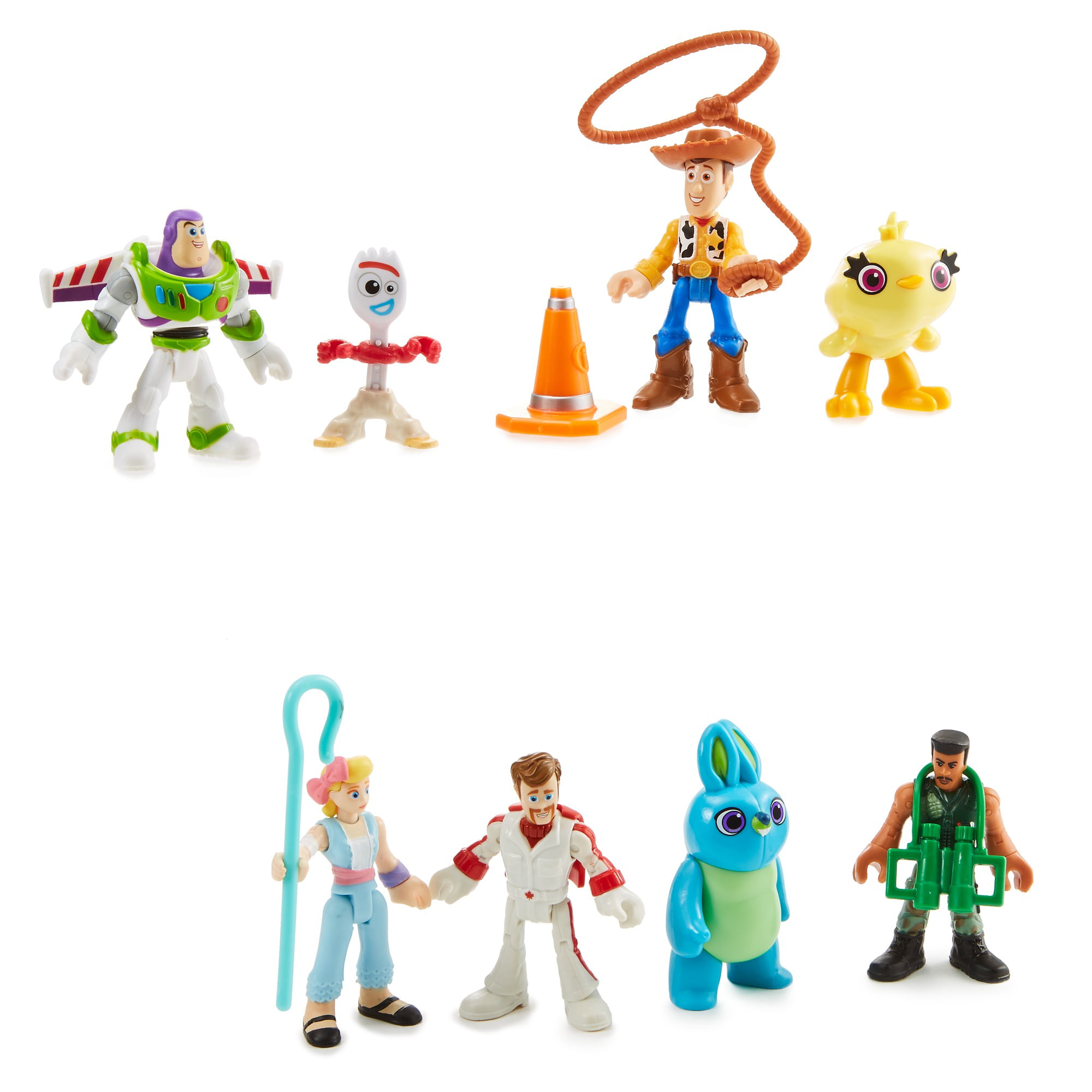 Imaginext Toy Story Deluxe Figure Pack of 8 Figures 2.5 with Forky