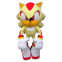 DSK Global Sonic the Hedgehog Super Shadow Plush Toy, Plush Toy for kids - adult, Sonic The Hedgehog Plush Toy 29cm Soft Stuffed animal, Collectible Sonic Series Character for Fans & Room Decor
