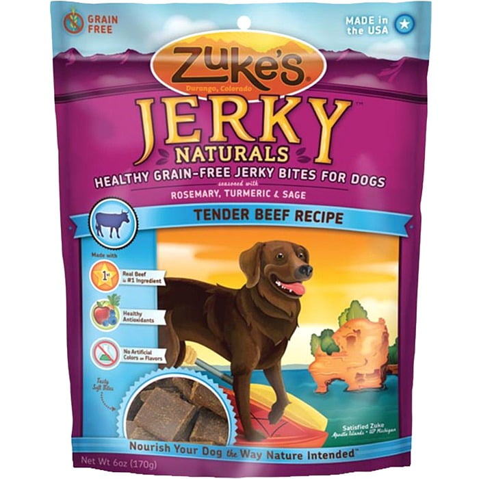 Zuke's Jerky Naturals Dog Treats, 6 oz