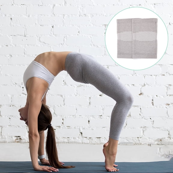 NICEXMAS Grey Spandex Knee Pads L Size for Outdoor Sports, Comfortable Fit with Non- Design, for Active Use