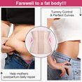 thumbnail image 3 of Corsé de cintura de látex para mujer, cinturón deportivo, moldeador de cuerpo con reloj de arena, entrenador de cintura, tono de piel, 3 of 5