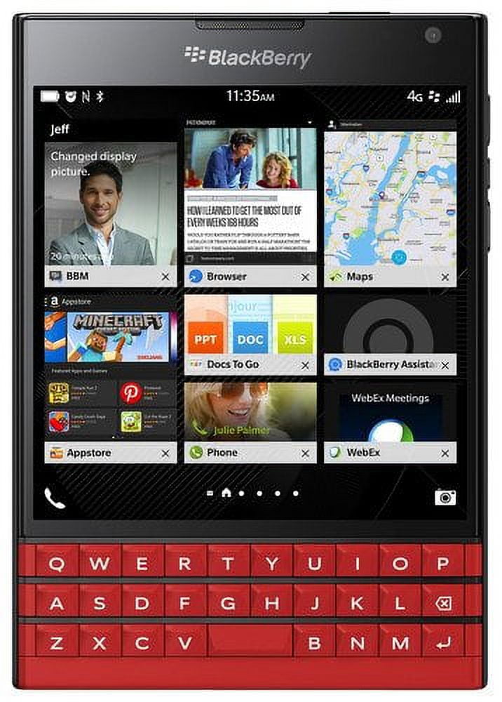BlackBerry Passport 32GB Unlocked Smartphone, Black - Walmart.com
