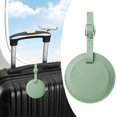 thumbnail image 2 of Nnndbs Leather Luggage Tags for Suitcase, 2 Pack Personalized Baggage Tag with Privacy Cover, PU Leather ID Case with Steel Wire Loop for Travel, Backpack, Carry-on Bags, 2 of 5