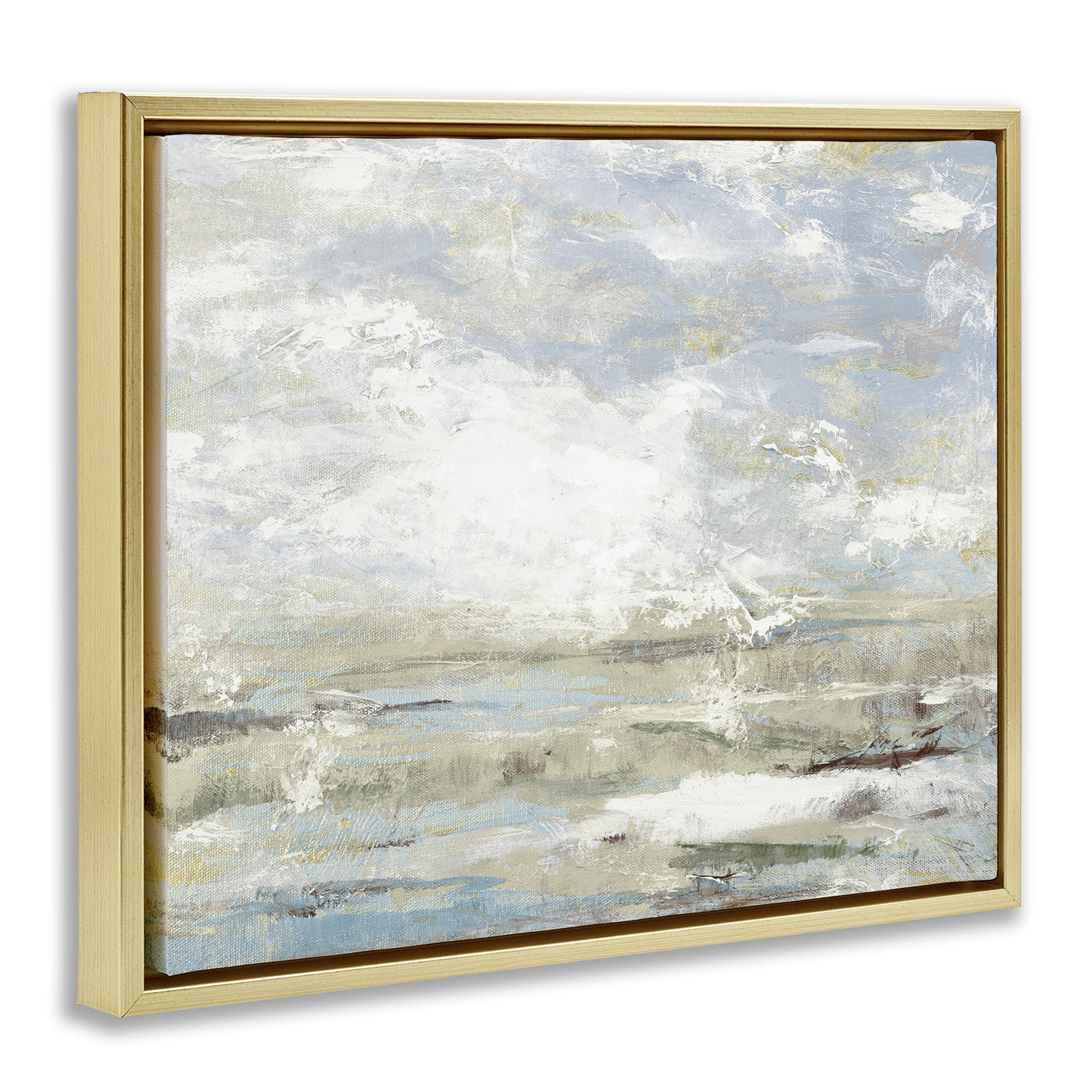 Stupell Industries Morning Mood Impression Gold Framed Floater Canvas Wall Art, design by Lanie Loreth