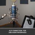 thumbnail image 4 of Micrófono azul Bluebird SL XLR Micrófono de condensador cardioide para grabación, streaming, podcasting, juegos, micrófono con cápsula cardioide de diafragma grande, soporte antigolpes y funda protect, 4 of 5