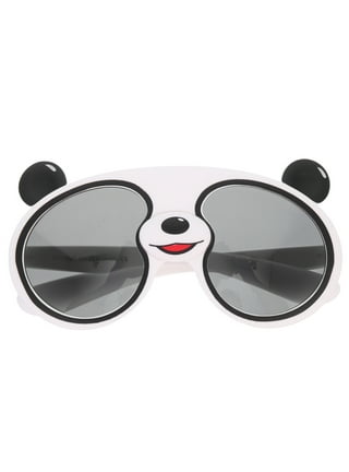 Kid Child Size Panda Soft Flexible Plastic Racer Sunglasses