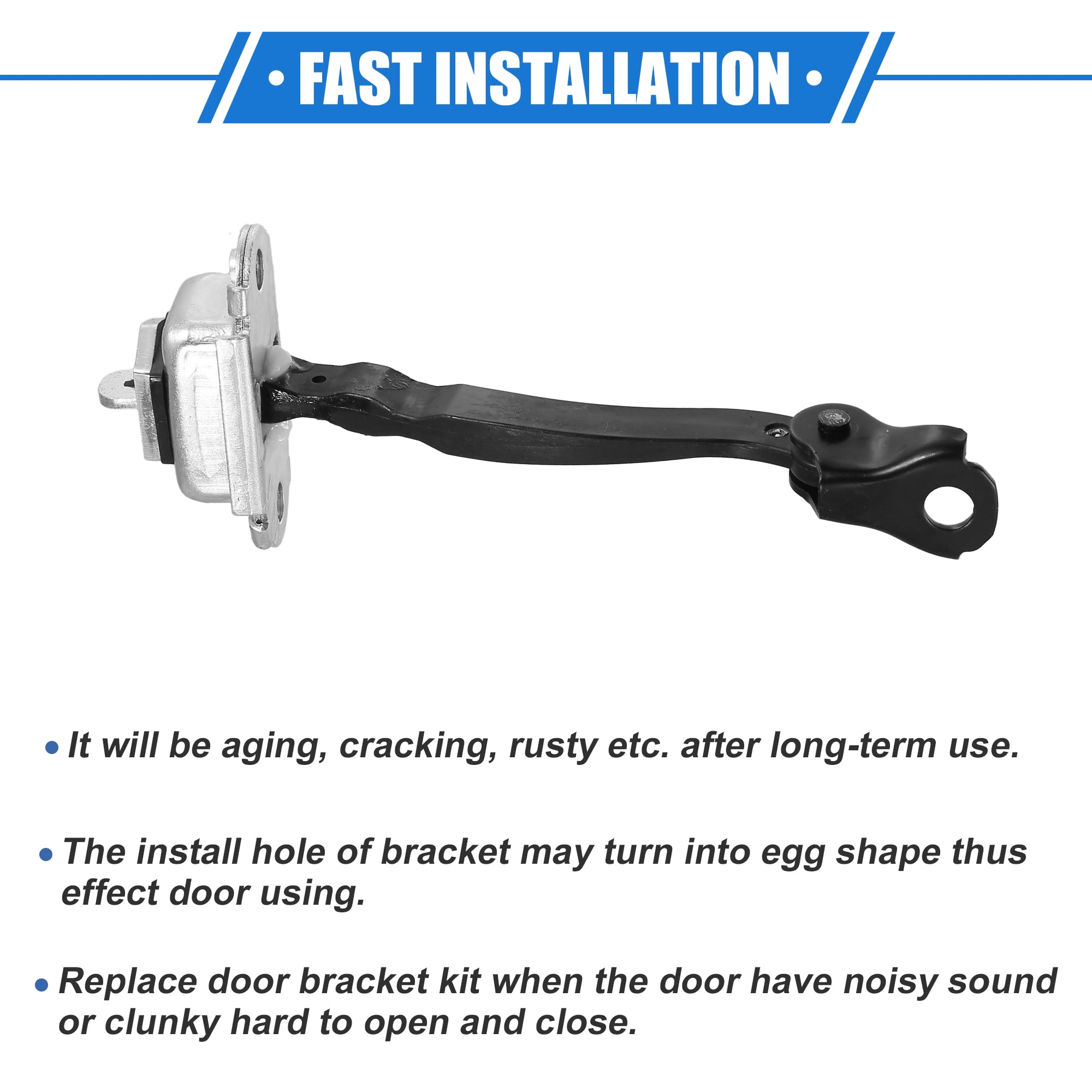 2 Pcs Door Check Stop Strap No.80430ZX60A/80430JA000/80430ZN51A for Nissan Altima 2007-2012 Front