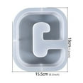 thumbnail image 2 of EUBUY 7"Letter Resin Mold 26 English Letter Mold Alphabet Letter Mold Silicone Mold for Resin Letter Mold Handmade Casting Mold, 2 of 10