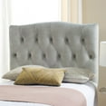 thumbnail image 3 of SAFAVIEH Axel Modern Glam Tufted Headboard, King, Sky Blue, 3 of 11