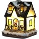 thumbnail image 2 of Escena navideña de casas de pueblo, decoraciones navideñas LED, casa de nieve de resina con, 2 of 5