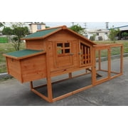 86 Large Solid Wood Chicken Coop House Run Cage Nesting Box
