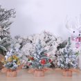 thumbnail image 2 of 3 Piezas de Miniárbol de Navidad Decorado para Escritorio, Miniárbol de Navidad Artificial para Escritorio, Decoración del Hogar, Decoración del Festival, 2 of 5