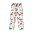 thumbnail image 4 of Xecao Dinosaur Men's Straight Lounge Pajama Pants: The Ultimate in Comfortable Sleepwear, 4 of 9