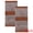Brown, variant on Unique Bargains Ear of Wheat Stripe Cotton Soft Absorbent Hand Towel Grey 2pcs 29" x 13"