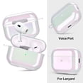 thumbnail image 3 of Funda AIRSPO AirPods Pro 2.ª generación, Clear Lasher, Hard PC, 3 of 7