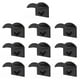 thumbnail image 1 of Yuarrent Paquete de 10 soportes de plástico para gorras de béisbol preperforados montados en la pared puerta trasera hogar Oficina sombrero Almacenamiento y organización del hogar, 1 of 6