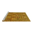 thumbnail image 2 of Ahgly Company Machine Washable Indoor Rectangle Persian Yellow Traditional Area Rugs, 8' x 12', 2 of 4