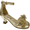 Gold, variant on PatPat Girls Sandal Heels with Removable Bow, Flower Wedding Girls Dress Shoes for Little Big Kid