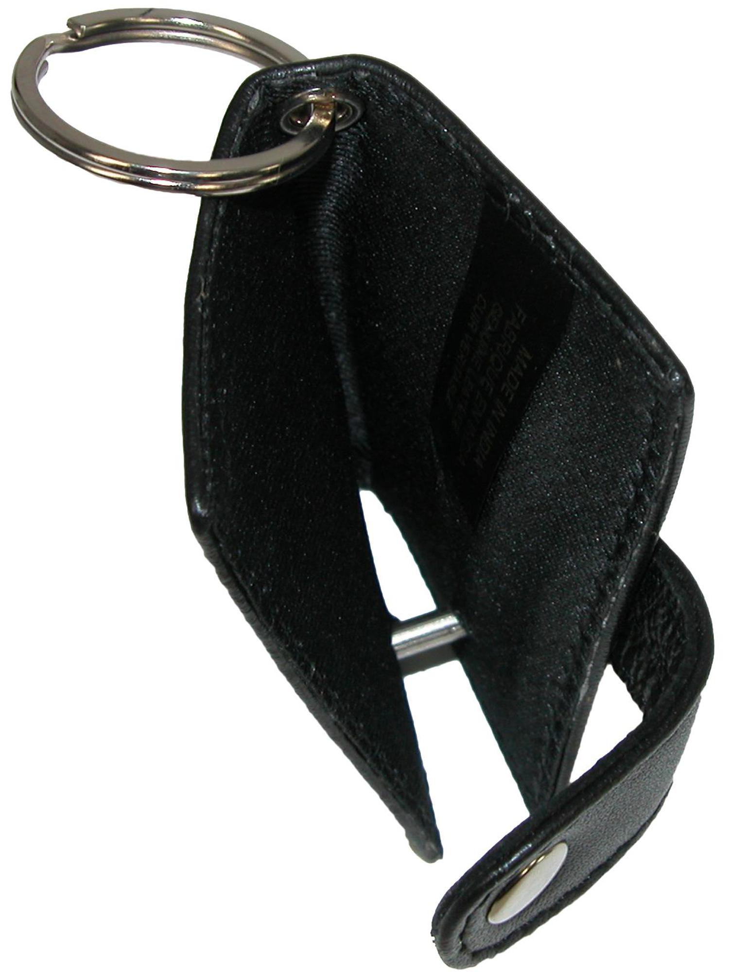 CTM Leather Scan Card Key Chain Wallet - image 2 of 3