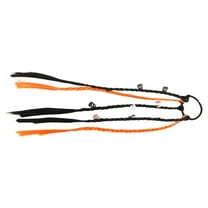 1 Pc Skeleton Hair Rope Hair Scrunchies for Women for Girls Black Orange