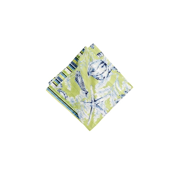 Fenwick Isle Decorative Napkins Set of 6 Starfish Seahorse Coastal
