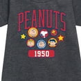 thumbnail image 2 of Peanuts - Peanuts Crew Athletic - Youth Girls Fleece Dress, 2 of 5