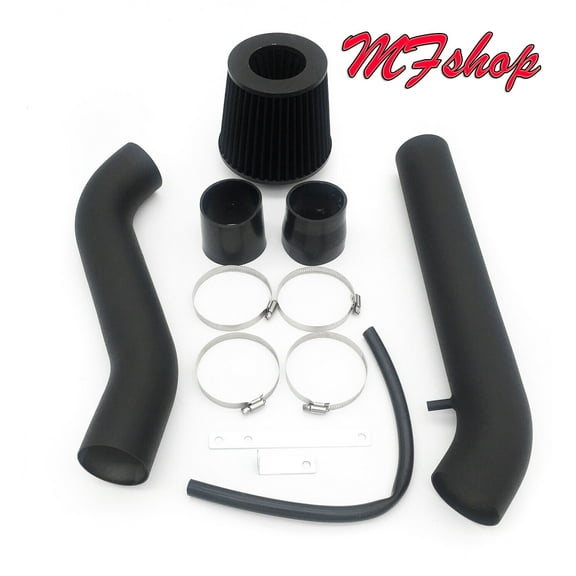 AirX Racing Cold Air Intake Filter Kit For 1992 1993 1994 1995 Honda Civic CX DX LX EX Si With 1.5L 1.6L L4 Engine (Black Coated)